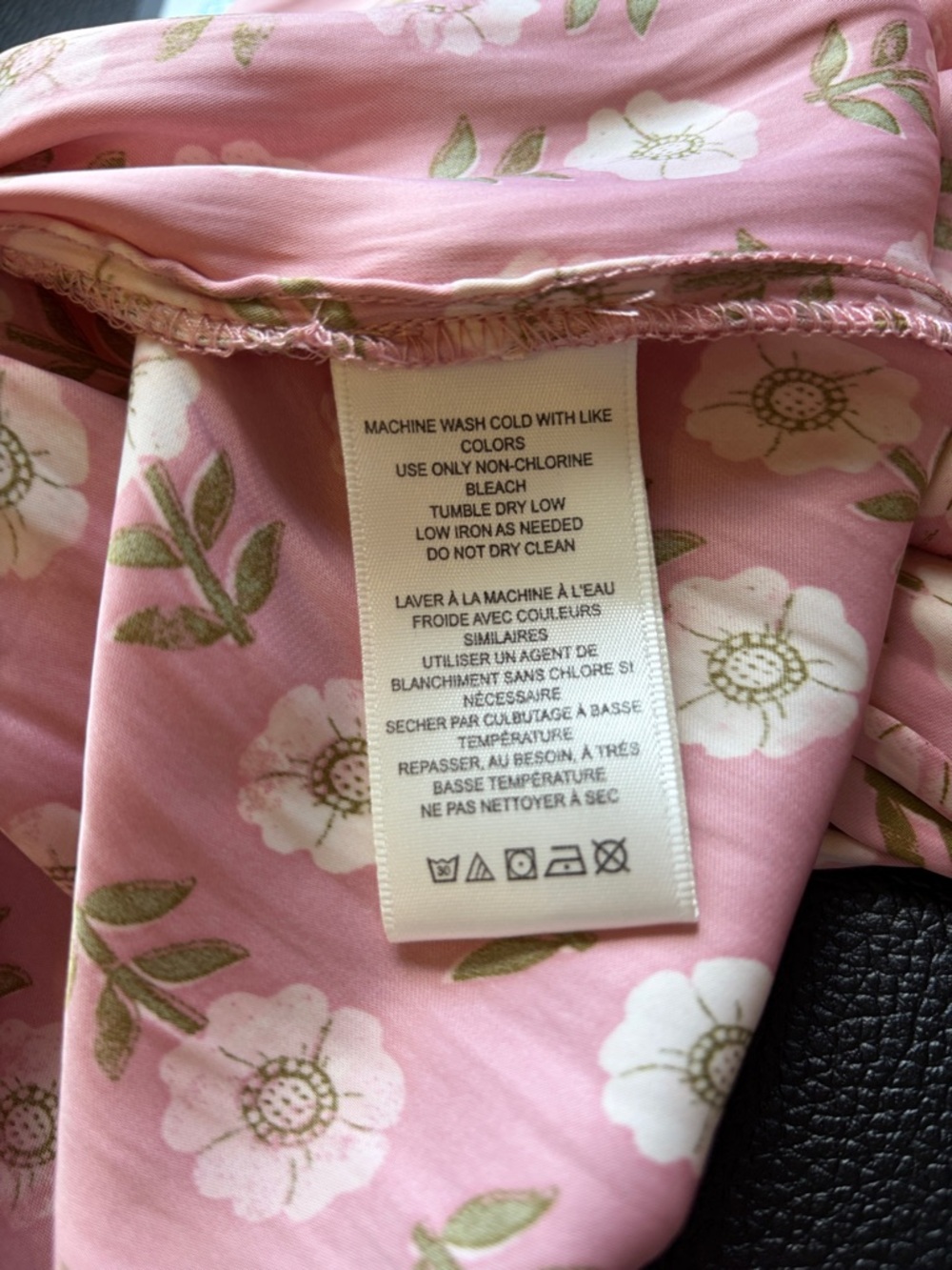 Free People Analise Printed Midi Skirt Pink Blush A Line High Rise Sz 12 NEW - Picture 11 of 16